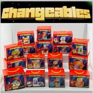 FULL SET of all 16 Toys ~ 2026 McDONALD’S CHANGEABLES HAPPY MEAL Toys ~ New